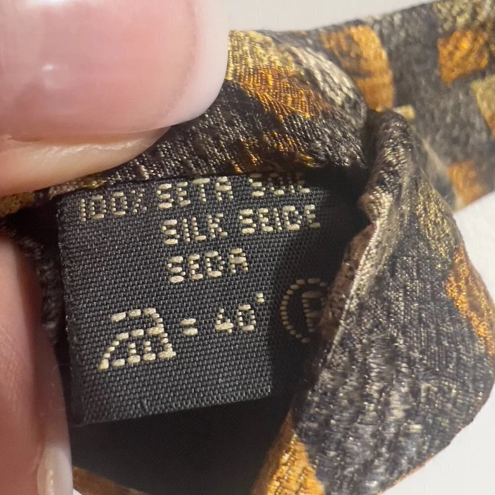 Ermenegildo Zegna Mens Silk Necktie